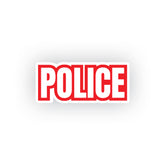 Bold Police Emblem Decal for Cars